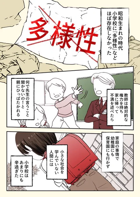 小学校がつら過ぎた昭和生まれのある漫画家の話(1/4) 