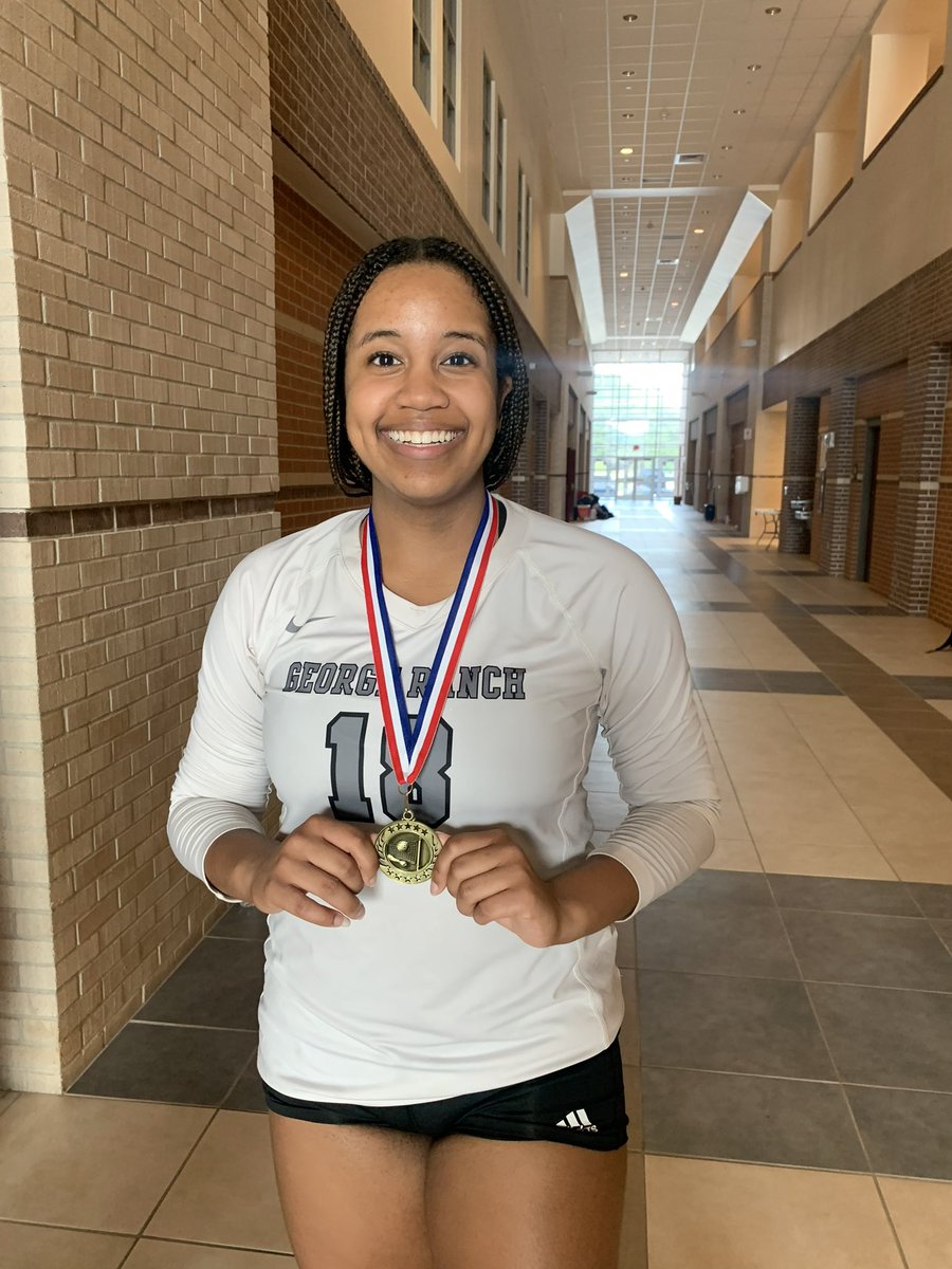 GRHS_Volleyball's tweet photo. Another varsity tournament in the books.  We finished 3-3 overall in the Dickinson Gator Classic.  #18 Maddy Coy was selected to the All Tournament team!  
🏐🖤🤙 #WeAreGR https://t.co/xrbtX6H1Hg
