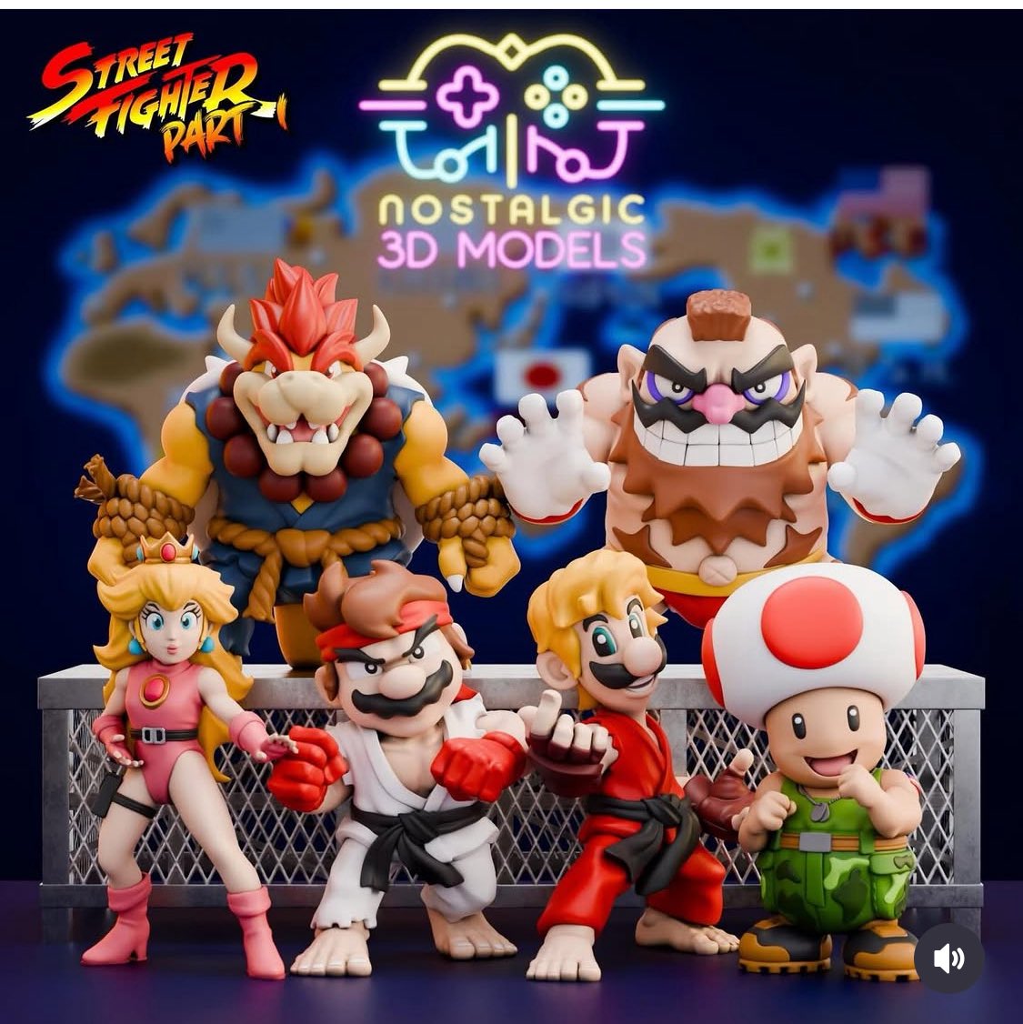 May have to grab a set of this Mario X Street Fighter colab #mariosf #mariobros #retrogames  #gamer