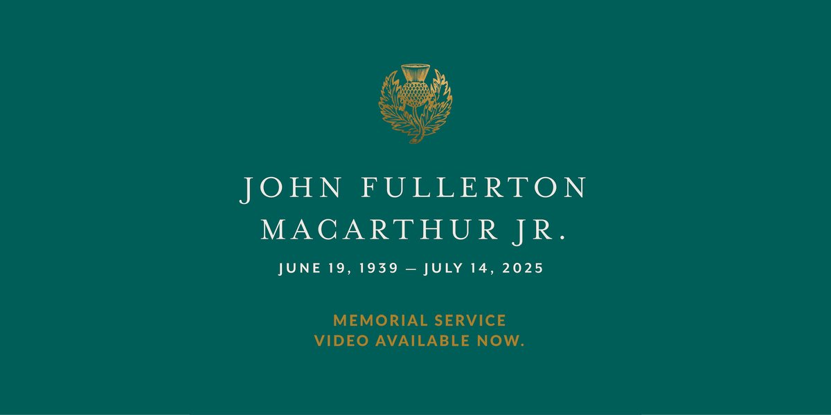 gracetoyou's tweet image. The John MacArthur Memorial service video is now available to view online.  To watch and view the program, visit linktr.ee/gracetoyou