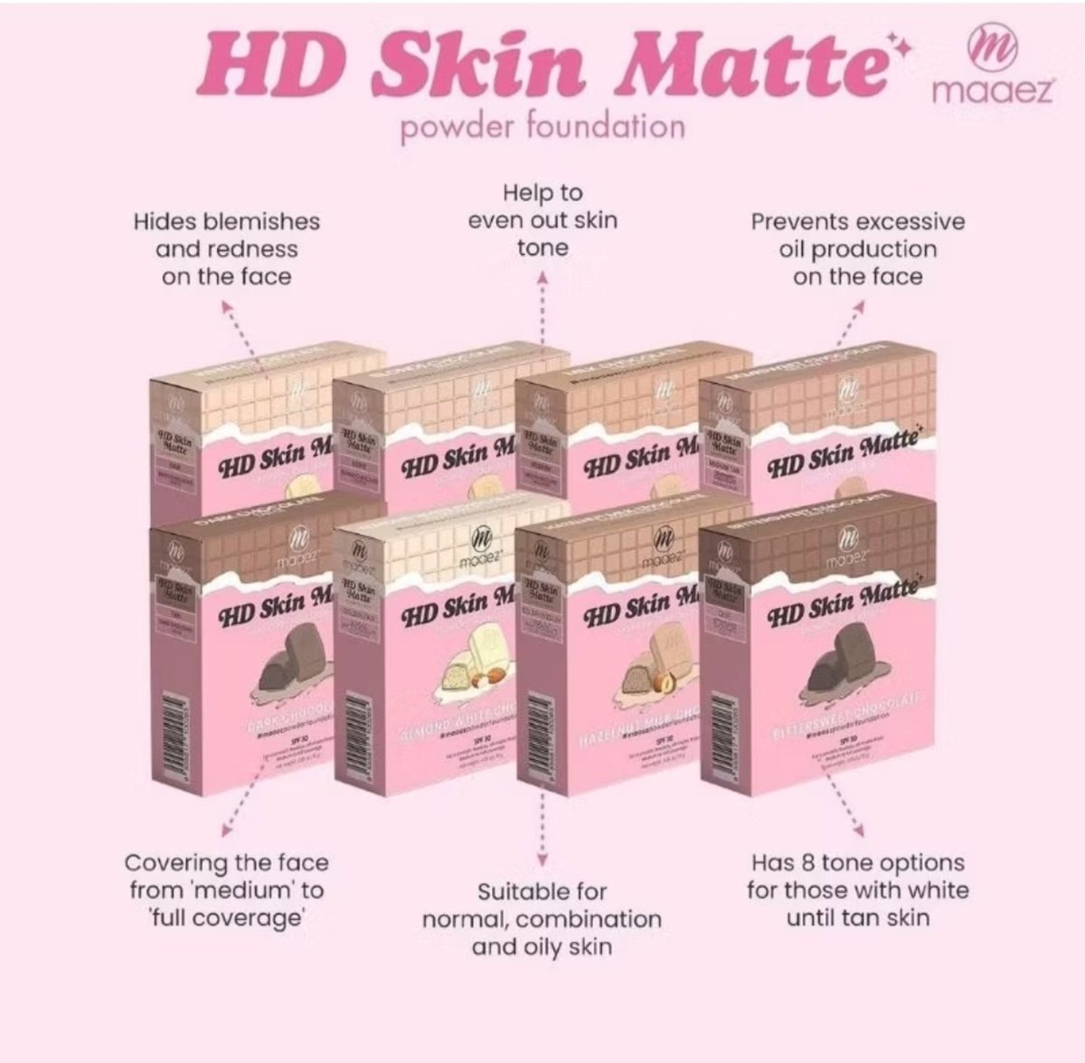 Hanilabeena's tweet photo. 🇸🇬✨️ MAAEZ COSMETICS HD SKIN MATTE POWDER FOUNDATION. ORDER BEFORE 2PM ON #SHOPEE FOR NEXT DAY DELIVERY.
https://t.co/1ckVtTCH92 https://t.co/XmtjHLiglF