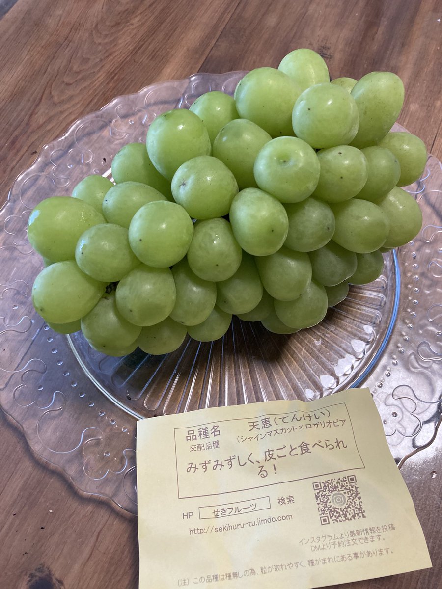 Meg🎙 (@stellange) on Twitter photo Sunday morning, I've got the fantastic muscats.What a great way to start the day. thank you <a href="/k_horizon_0828/">ケイ🍇 筋トレ🏋️ぶどう屋さん🍇カメラマン📸(肩書きたくさんだけど全部楽しむ)</a>
Great taste with a huge size shine muscat and 天恵 I love, and Aki queen which is new for me that will be enjoyed for a long time
#シャインマスカット Sunday morning, I've got the fantastic muscats.What a great way to start the day. thank you <a href="/k_horizon_0828/">ケイ🍇 筋トレ🏋️ぶどう屋さん🍇カメラマン📸(肩書きたくさんだけど全部楽しむ)</a>
Great taste with a huge size shine muscat and 天恵 I love, and Aki queen which is new for me that will be enjoyed for a long time
#シャインマスカット