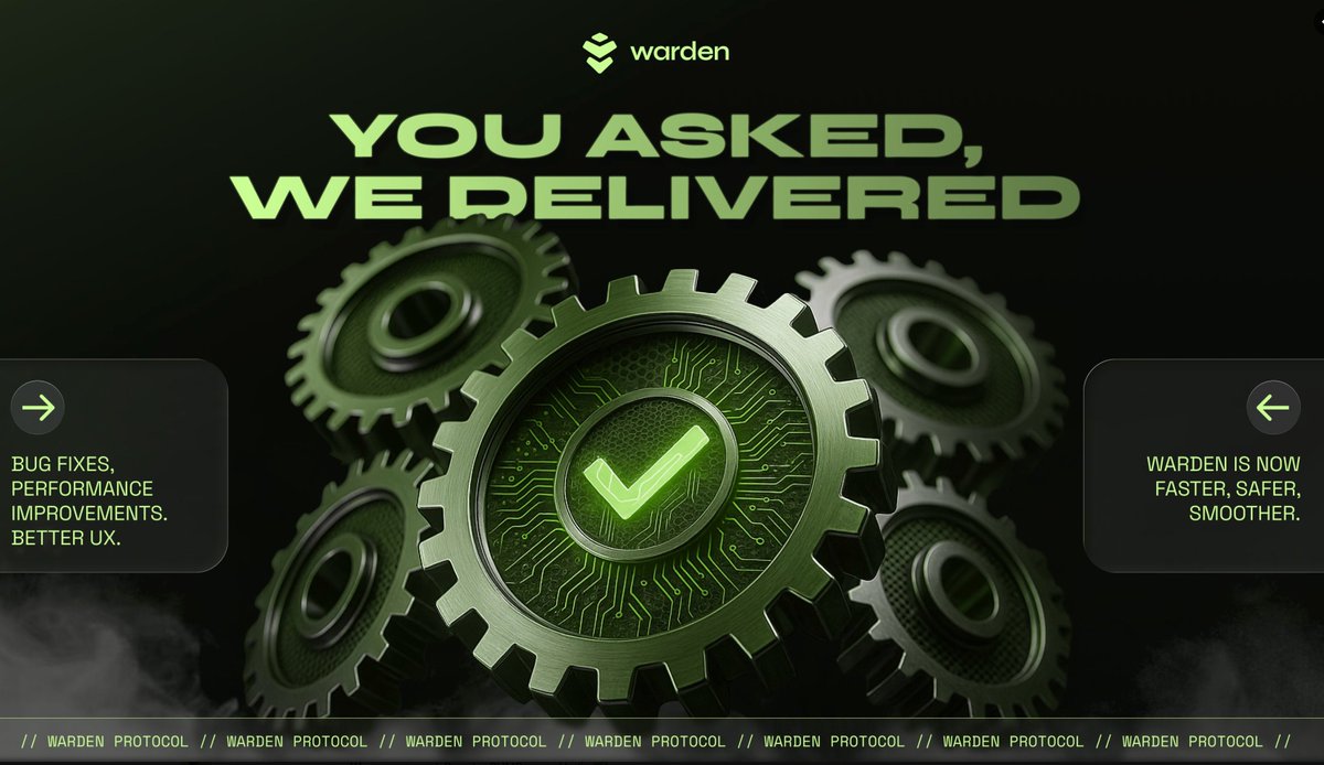 Mr. Bash 🥷 (@bashorunedward) on Twitter photo Warden always listen to the community!
A top notch projct and more.
You have been asking for this, so Warden fixed it.  
 -Better example prompts that help you know what to type 
- Sc@m tokens are hidden to keep your experience safe
-App feels more responsive now, thanks to Warden always listen to the community!
A top notch projct and more.
You have been asking for this, so Warden fixed it.  
 -Better example prompts that help you know what to type 
- Sc@m tokens are hidden to keep your experience safe
-App feels more responsive now, thanks to