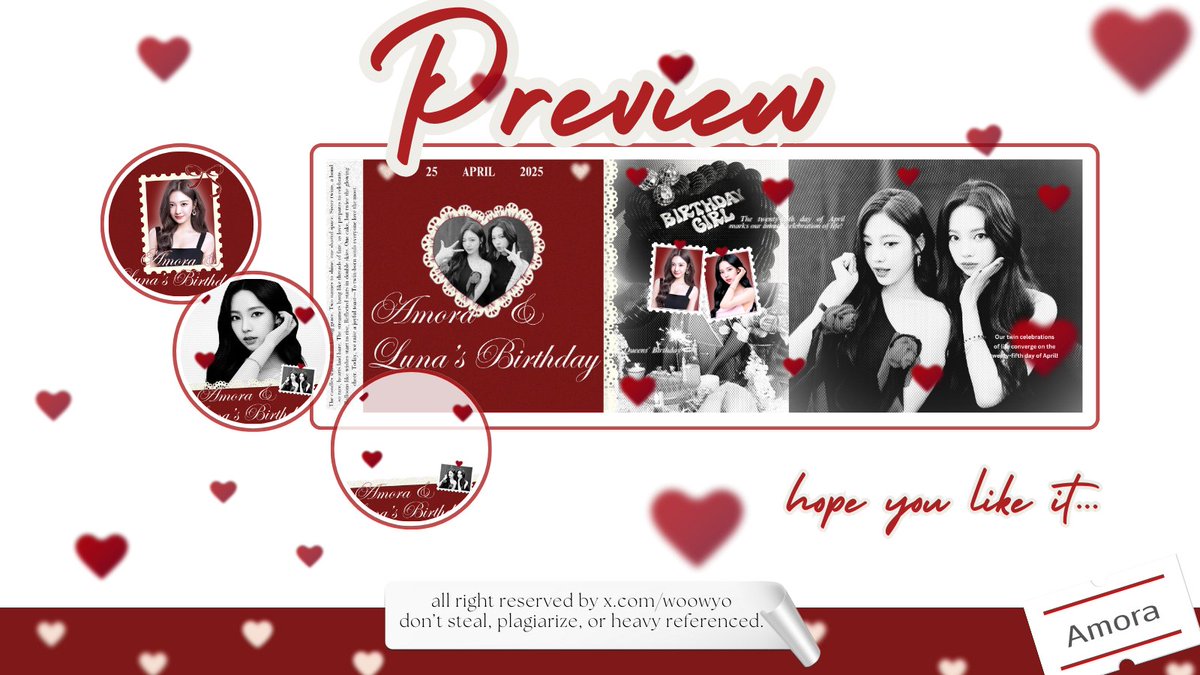 { help RT please? thank you... 🩷 }

hai semua! aku ada layout request katalog Pretty dan Lovers FLASH SALE DISKON 2K! jadi:
- Pretty: 10k
- Lovers: 12k
- Squad: start from 13k
- Twibbon: start 12k
aku cuma open 10 slot ya! :3

(form di next tweet!)
#zonauang #zonaba