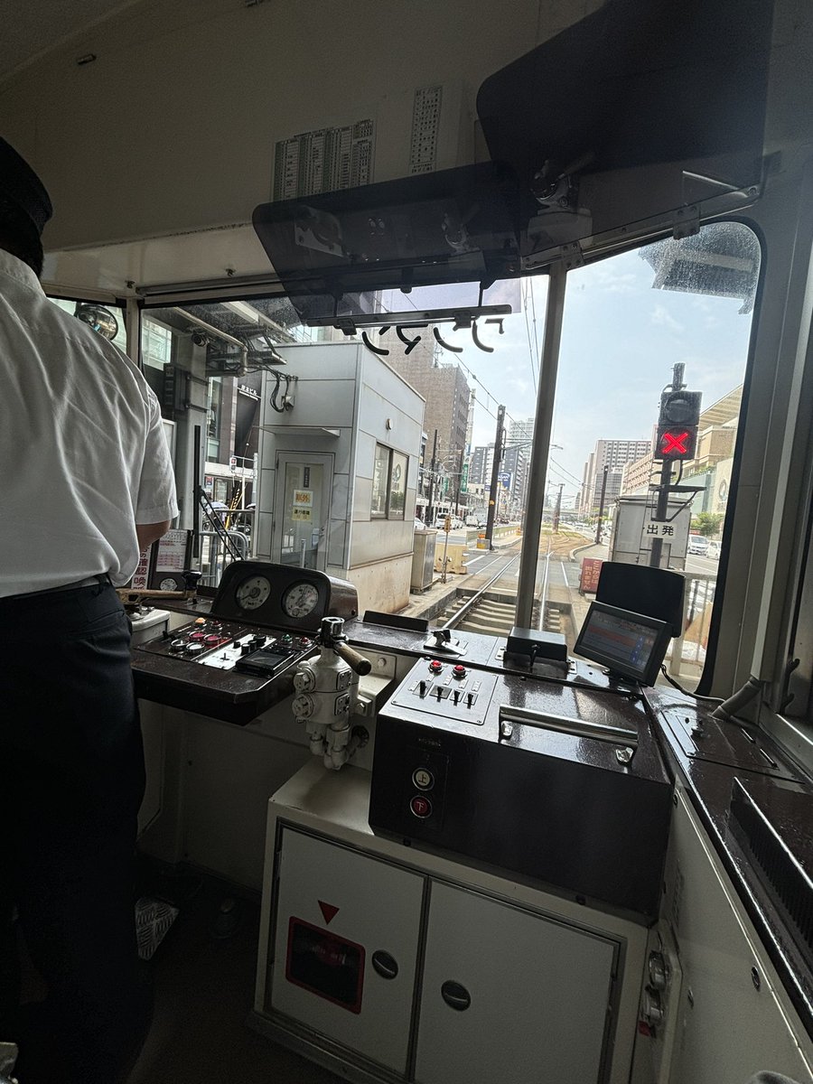 予定まで時間あるから乗ってみたかった阪堺の路面電車！！