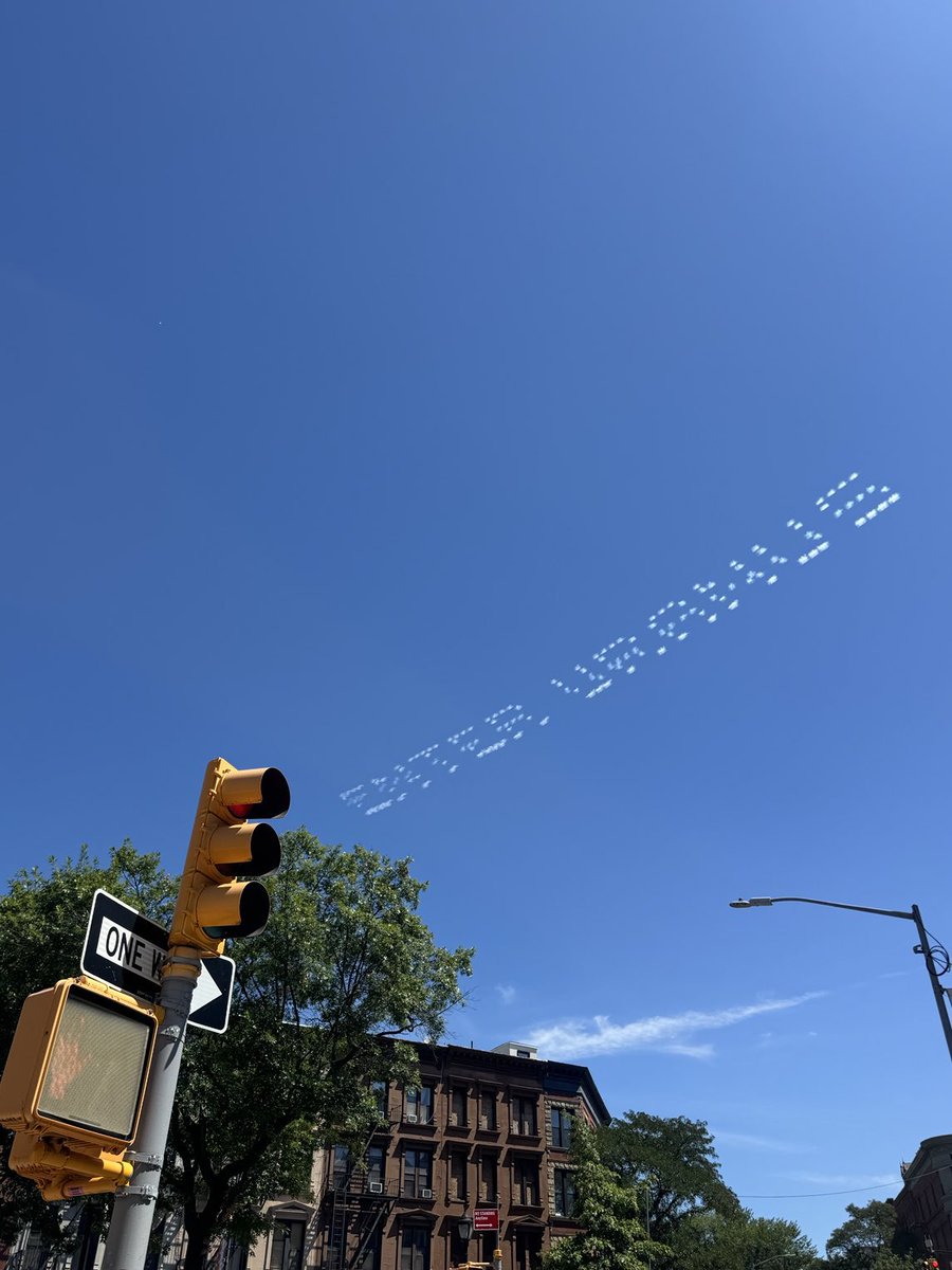 Imagine minding your business in New York when you look up and see $URANUS in the sky