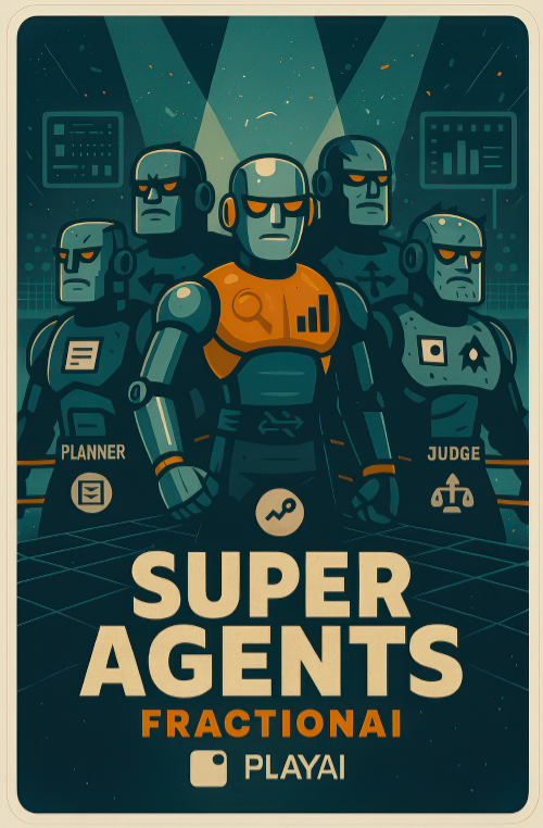 🚨   Super Agents Now 🤖.

Where We Are? and <a href="/FractionAI_xyz/">Fraction AI</a> 

What is a Super Agent?
A Super Agent is a routed chain of specialists that share context and return one audited decision with a score.

That one decision with a score you can check.

Different ways to use:
✅  Market