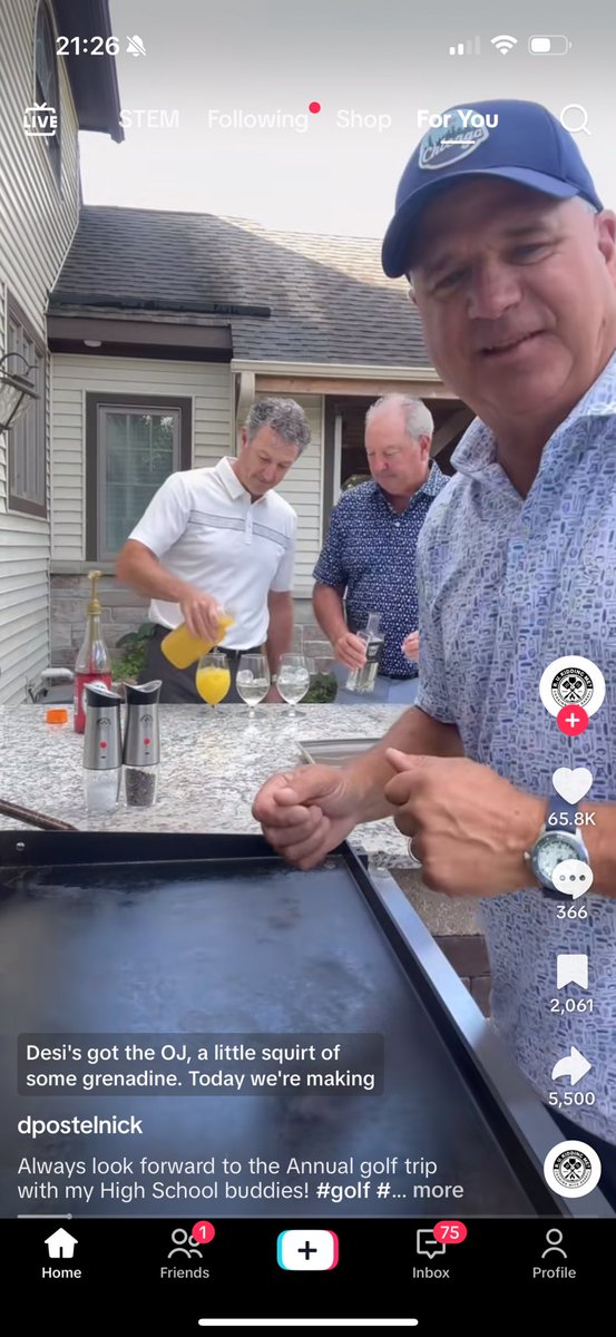 Mandatory yearly manifestation about this guy and his boys golf outing.