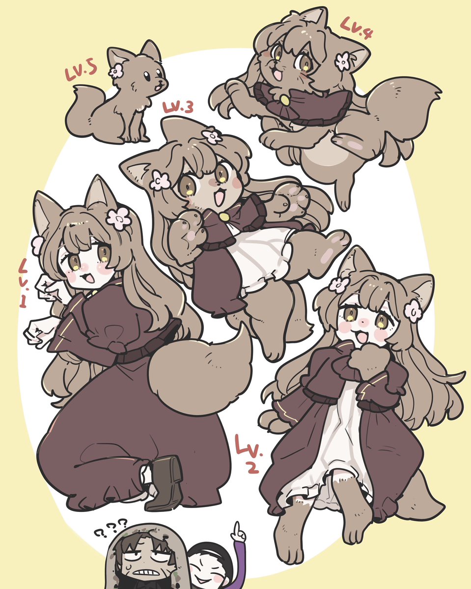 コンコ〜ン
小僧はどのケモレベルが好き？