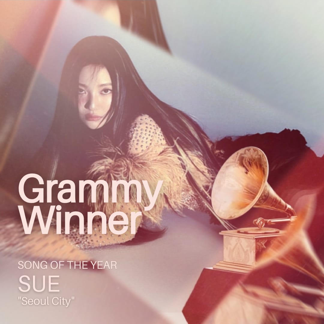 #GRAMMYs | 🏆 SUE vence o Grammy de “Song Of The Year”, com Seoul City.