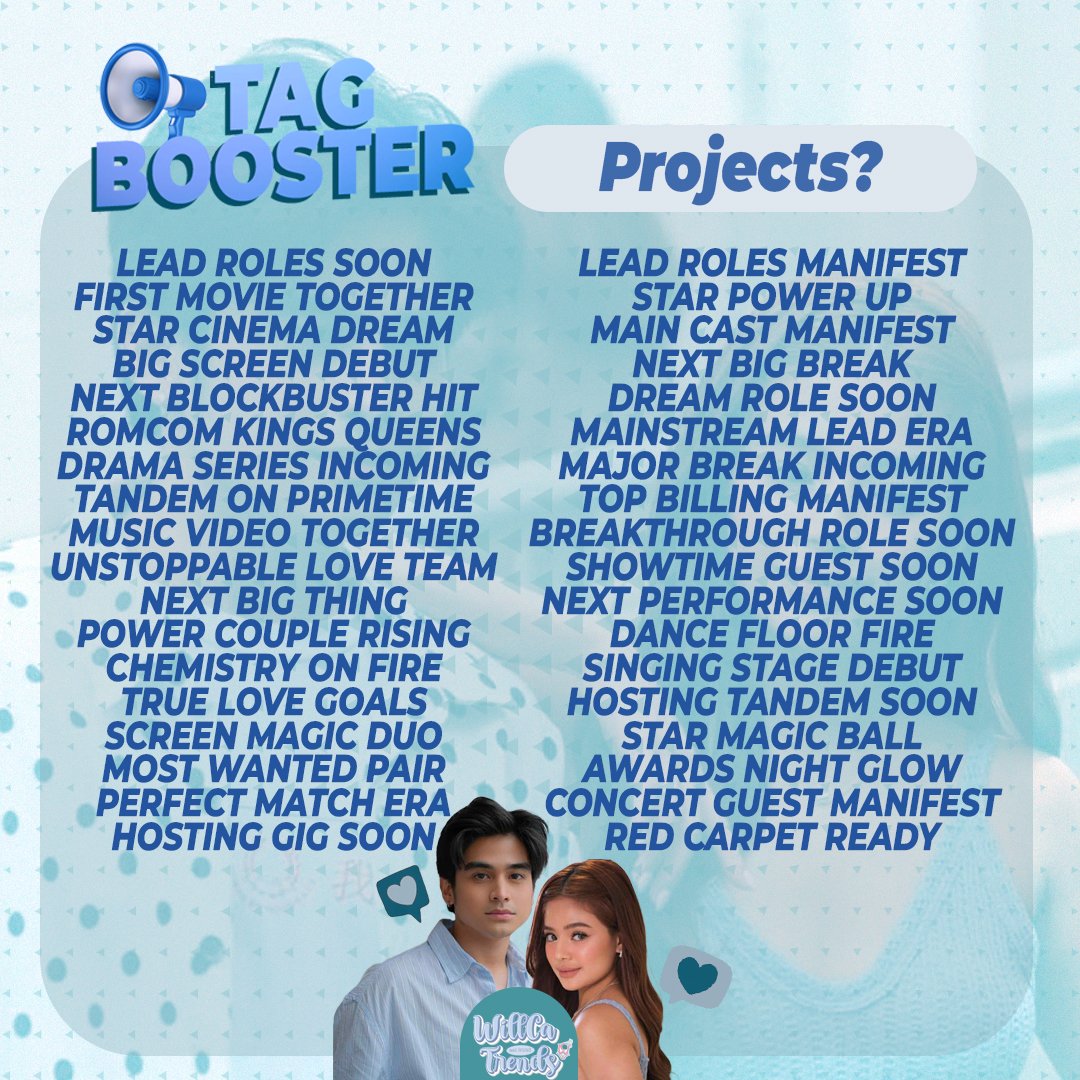 WillCa Trendsetter (@teamwilcatrends) on Twitter photo ๐๐๐ ๐๐๐๐๐๐๐ ๐๐๐
Besides the upcoming movie, anong project pa are you most excited to see from #WillCa?
ยท Reply as many as you can using our tag booster along with our tag
ยท Repost
ยท Requote as many as you can
SaVic MAKASAMA KA
SaVic MAKASAMA KA
SaVic MAKASAMA KA ๐๐๐ ๐๐๐๐๐๐๐ ๐๐๐
Besides the upcoming movie, anong project pa are you most excited to see from #WillCa?
ยท Reply as many as you can using our tag booster along with our tag
ยท Repost
ยท Requote as many as you can
SaVic MAKASAMA KA
SaVic MAKASAMA KA
SaVic MAKASAMA KA