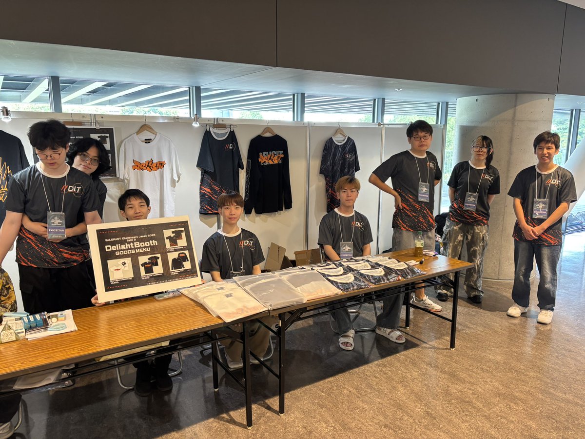 ◤VCJ 2025 Delight ブース◢

2日目もブースでお待ちしております🔥

#DLTWIN #Delight #VALORANT #ChallengersJP
