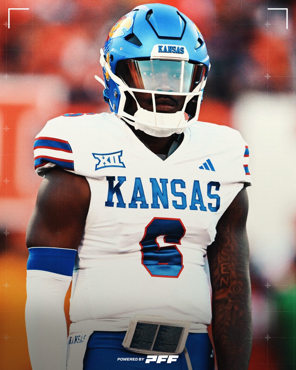 PFF College (@pff_college) on Twitter photo Kansas QB Jalon Daniels vs Fresno State:
🔵 18/20
🔵 223 Total Yards
🔵 3 TDs
🔵 0 INTs
<a href="/KU_Football/">Kansas Football</a> Kansas QB Jalon Daniels vs Fresno State:
🔵 18/20
🔵 223 Total Yards
🔵 3 TDs
🔵 0 INTs
<a href="/KU_Football/">Kansas Football</a>