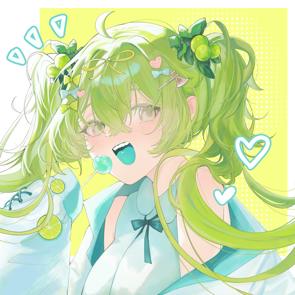 a story in 3 part
1) watch artist wip pretty picture
2) suggest green as color for picture💚
3) get to mint artist first nft as 1/1 edition on sealed

this the magic of cute art nft community on x 🫶

art by: <a href="/Mari_neneneco/">Marineco</a>