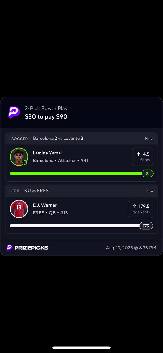 jaywitdarod's tweet photo. I stg this shit rigged asf ej Warner missed by .5 on both sheets.. you can’t tell me he ain’t bettin on his under ts shit.. niggas really be having NIL DEALS From prizepick #ejwarner #fresvsku #prizepick #fresobulldogs https://t.co/4g49xmcL10
