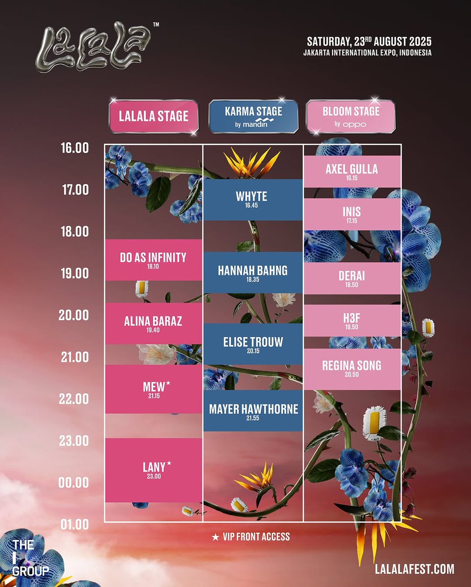 jasaaku's tweet photo. WTS
Jual Murah Tiket Lalafest
Day 3 
GA Daily 700k
Vip Day 3 1,3
Vip sharing 1jt
Bisa COD

📆  22-23-24 Agustus 2025 
📍 JIEXPO
☎️ 081807948162

#lalala
#lalalafest
#lalafest
#lalafestival
#LANYJakarta
#lanyinjkt 
#LANYinJakarta https://t.co/yN5RZhkbQs