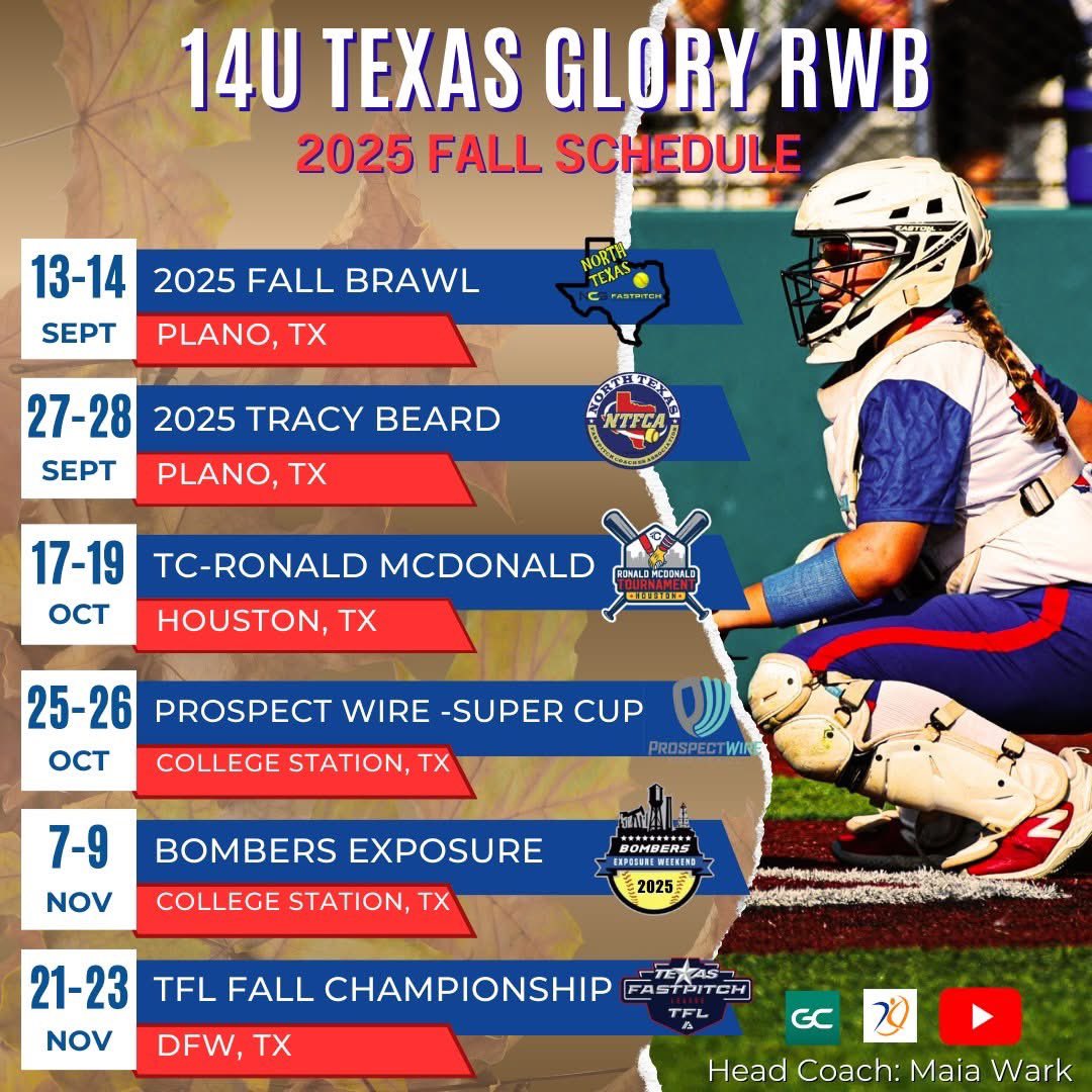 So excited to begin a new season! 

Let's go!

<a href="/TexasGlory/">Texas Glory</a>