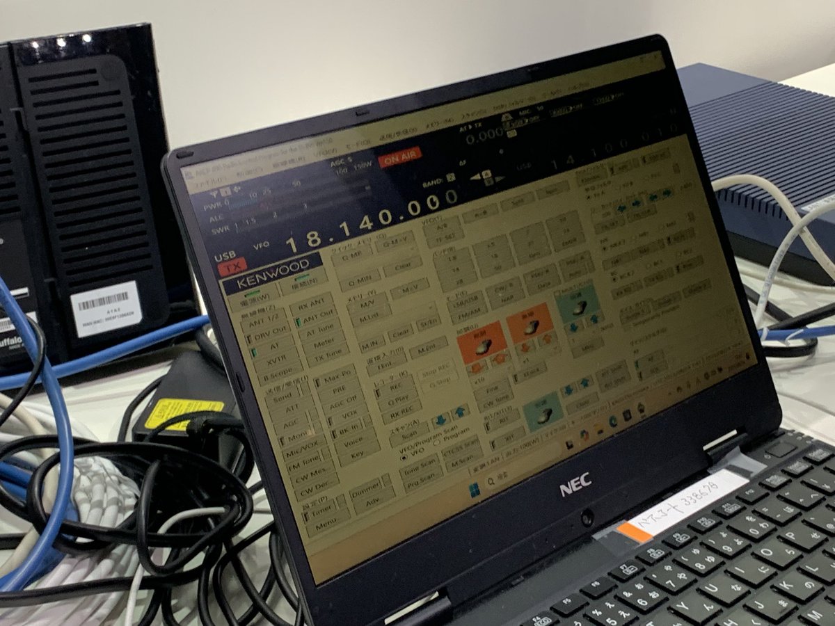 8J1HAM on 18140 and 24950 op by Bun E25KAE/JK1JVX now !!!