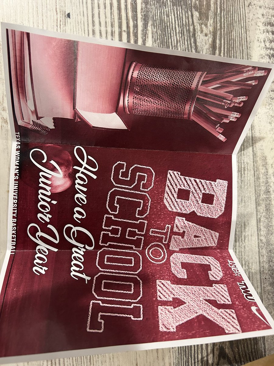 Thank you <a href="/TWU_Basketball/">TWU Basketball</a> for reaching out and wishing me a good start to my school! I appreciate you guys keeping up with me! I will be sending my schedule soon. Junior Year has started off great.
