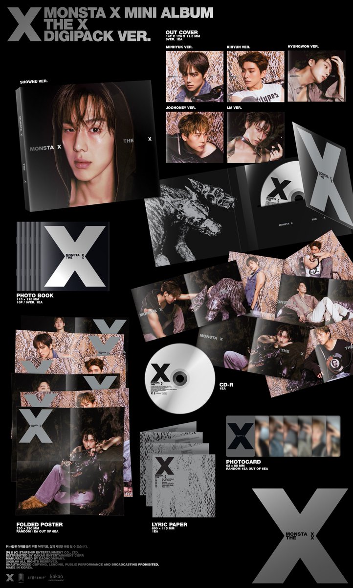 OfficialMONSTAX's tweet photo. MONSTA X MINI ALBUM
𝑻𝑯𝑬 𝑿 ♾ 

예약 판매 상세 이미지 안내
DIGIPACK VER.

♾ 발매 일정
2025.09.01 (MON)

자세한 내용은 Berriz 커뮤니티를 확인해 주세요!

#몬스타엑스 #MONSTAX 
#MONSTA_X #THEX

👉🏻 https://t.co/E35Mqzv0Fg https://t.co/3QFTIxRcII