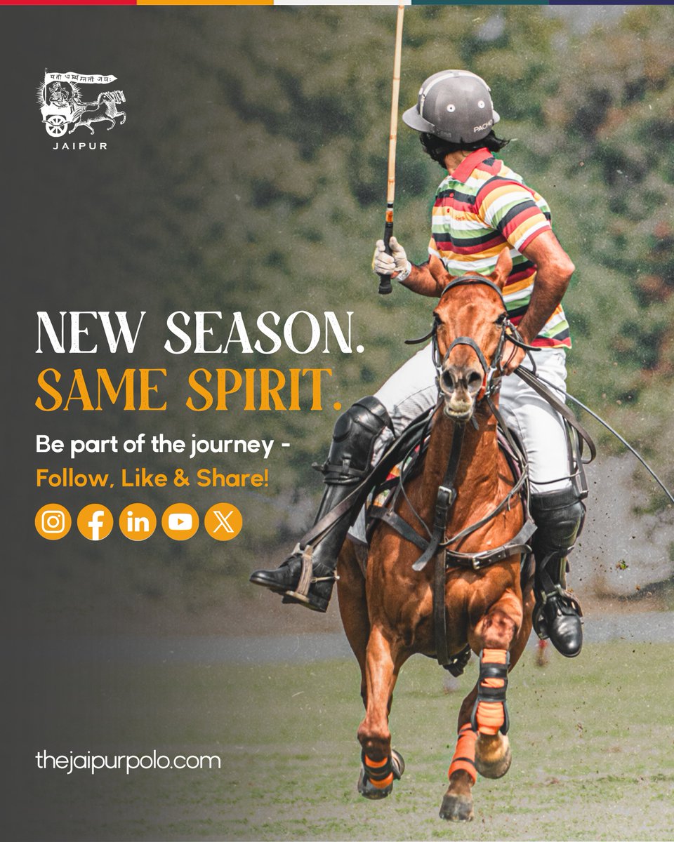 jaipurpoloteam's tweet photo. Fresh season, seasoned warriors โ Jaipur Polo Team returns this September...
๐ฆ๐ฒ๐ฝ๐๐ฒ๐บ๐ฏ๐ฒ๐ฟ ๐ฃ๐ผ๐น๐ผ ๐ฆ๐ฒ๐ฎ๐๐ผ๐ป
๐๐๐ฉ๐ญ๐๐ฆ๐๐๐ซ ๐ข๐ฌ ๐๐จ๐ซ ๐๐จ๐ฅ๐จ โ ๐๐ง๐ ๐๐๐ข๐ฉ๐ฎ๐ซ ๐ข๐ฌ ๐ญ๐ก๐ ๐๐ซ๐๐ง๐!
.
.
#MajorPoloSeason #JaipurPolo2025 #JodhpurPolo #DelhiPolo #PoloDiaries https://t.co/rPm5IAfGqX