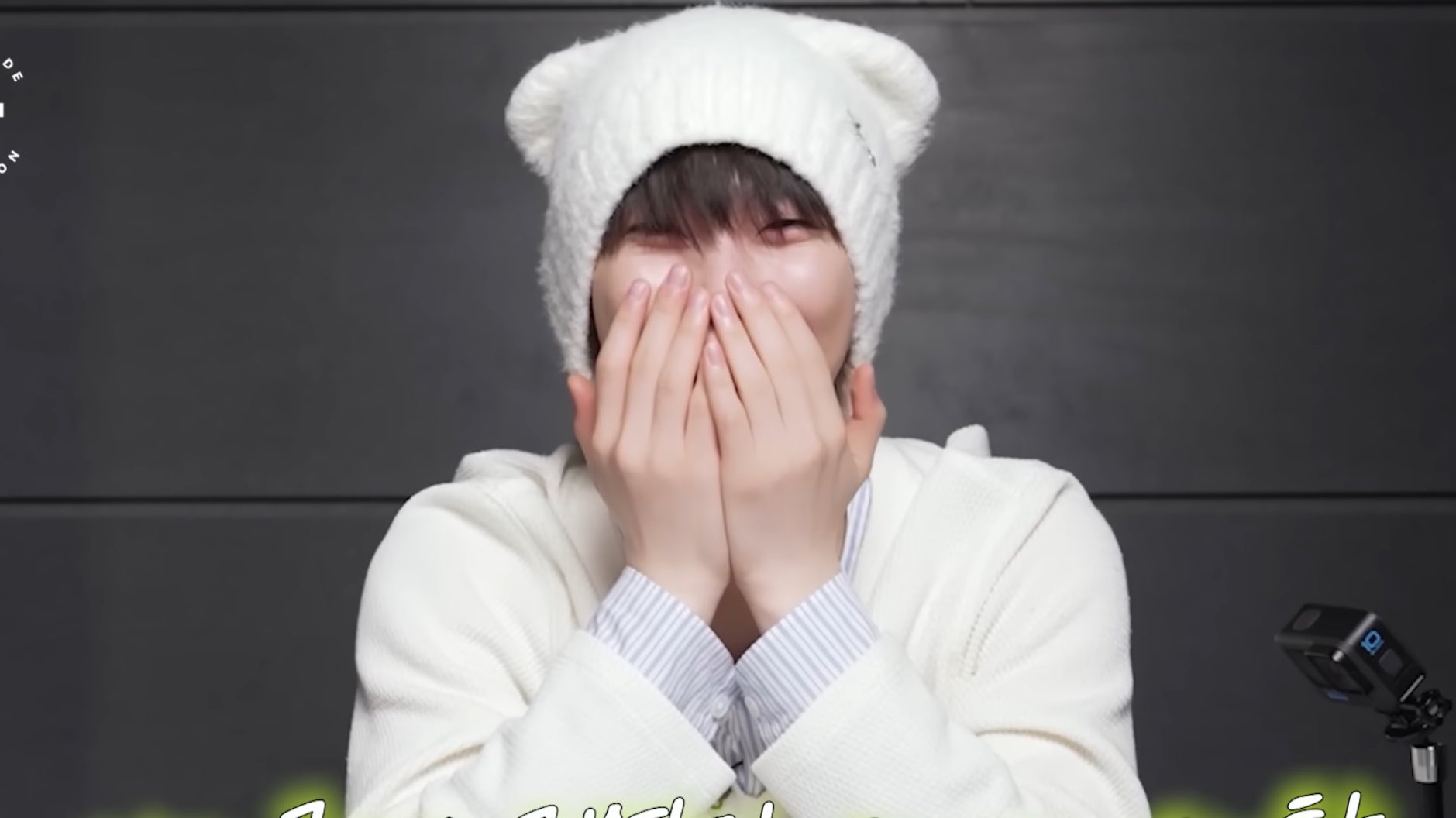 hy　AFB white beanie ENHYPENニキ　ソヌ hy AFB white beanie ENHYPENニキ ソヌ AFB white beanie