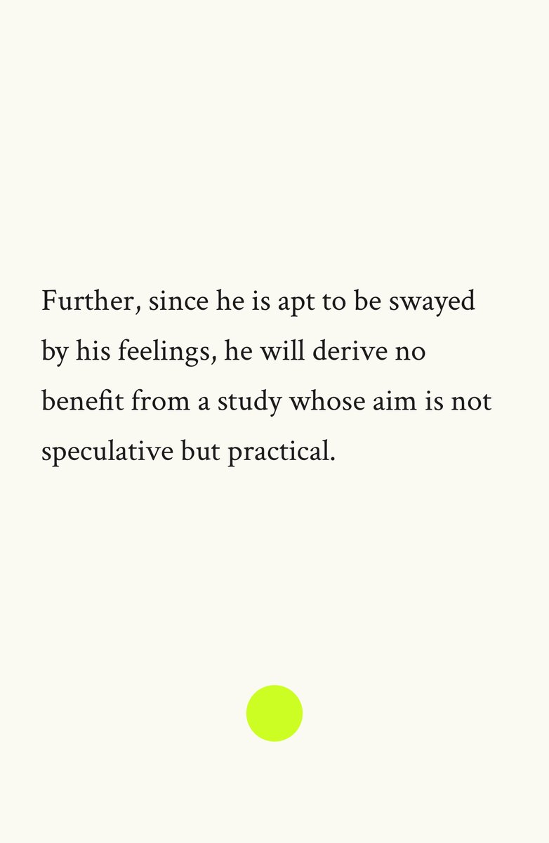 Aristotle cautions zoomers and millennials against studying politics.