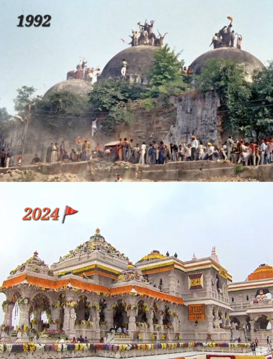 Thread on how the world has changed over the years 🧵

Please open the thread to get amazed

1. Ram Janmabhumi, Ayodhya, India 🇮🇳