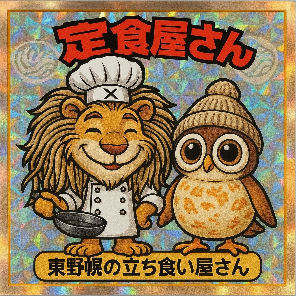 東野幌の立ち食い屋さん(定食屋さん)【公式】 tweet media