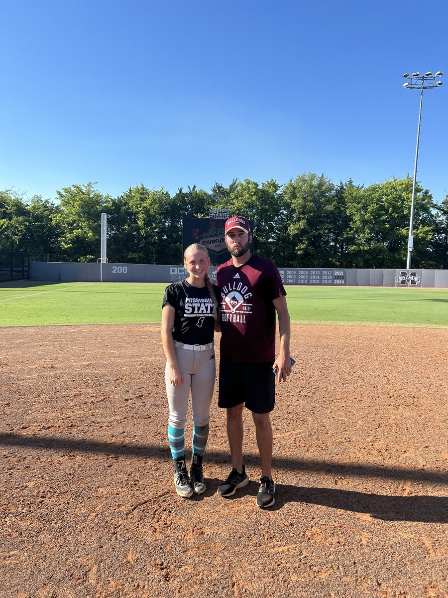 Abbey Crockett (@abbeycrockett37) on Twitter photo Grateful for the opportunity to work with @Coach_ricketts, <a href="/MrCoachTbratt/">Tyler Bratton, M.S.</a> & <a href="/CoachZacShaw/">Zac Shaw</a> at <a href="/HailStateSB/">Mississippi State Softball</a> this weekend 🐶🐾 Appreciative of all the feedback and chances to compete 🙌
Favorite part = their focus on baserunning and going 6/6 on stolen bases 💨 Can’t wait to come Grateful for the opportunity to work with @Coach_ricketts, <a href="/MrCoachTbratt/">Tyler Bratton, M.S.</a> & <a href="/CoachZacShaw/">Zac Shaw</a> at <a href="/HailStateSB/">Mississippi State Softball</a> this weekend 🐶🐾 Appreciative of all the feedback and chances to compete 🙌
Favorite part = their focus on baserunning and going 6/6 on stolen bases 💨 Can’t wait to come