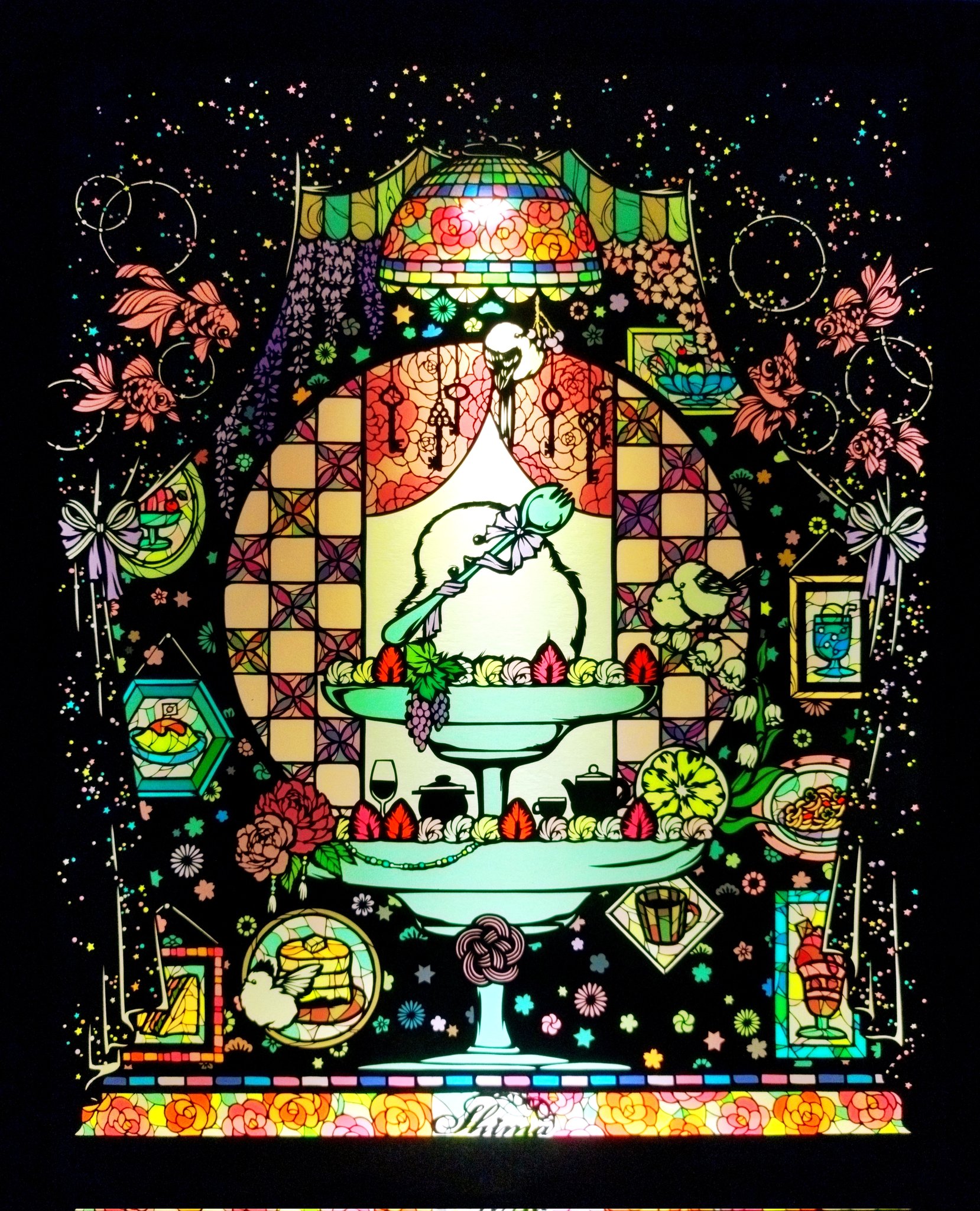 製作日数半年ビックサイズ・切り絵  お値段交渉致します！ 切り絵作家Shima (@Shima_cut) / X