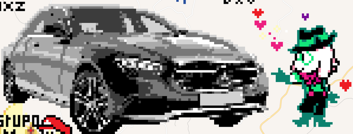 MarkSmartrix's tweet image. His name is Ralsei, and he is driving a Mercedes-Benz!!!