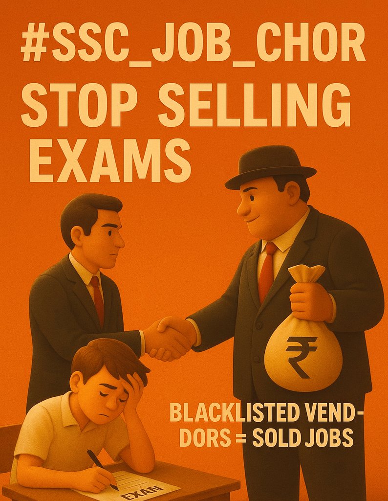 युवाओं के हित में सभी लिखो..

RT करो..

#24_August_Delhi_Chalo
#ssc_job_chor 
#SSC_System_Sudharo
#raj_cho_पद_बढ़ाओ