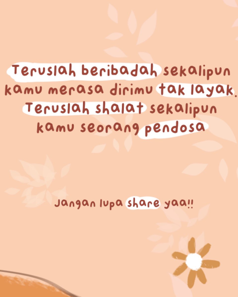 rientsetya's tweet photo. Reminder 

Sebelum memperbaiki apapun dari dirimu, perbaiki dulu hubunganmu dengan Allah. 🌷⋆. 𐙚 ̊

Semoga bermanfaat , jangan lupa share yaa.

@rientsetya
#MasyaAllahTabarakallah #reminder #literasi https://t.co/4QOXGmhzLP