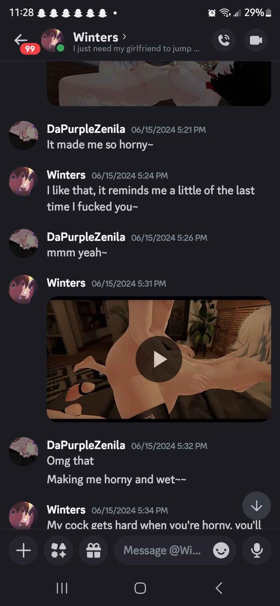 Beware of this user @Vrc_Moonlight he’s a known pedophile and groomer on VRC &amp; Discord! He follows an account of a child (15 yrs old) who is creating and distributing CP. Winter has been grooming her until June of this year that we know of!! Please report these accounts! 💔💔