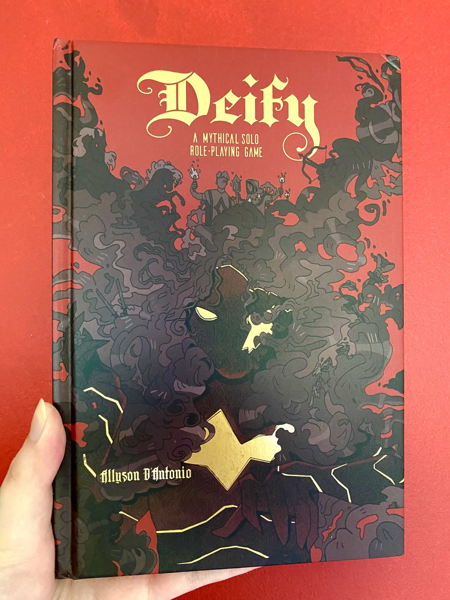 DEIFY AWARDS SWEEP!!!!
We won both our CRIT awards last night, best Solo TTRPG and I won Best Cover Art-couldn't feel more emotional or grateful. Deify is a beautiful game that I feel so much pride for- if you went out of your way to vote for us, sincerest most profound Thank You