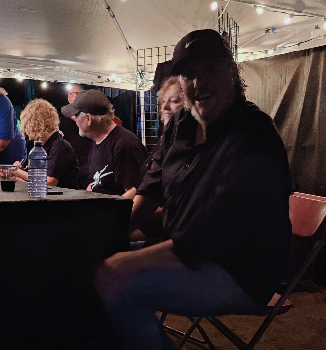 Fun at the Merch Table! Thanks to everyone who came to #auroraribfest! ❤️🤘🏼