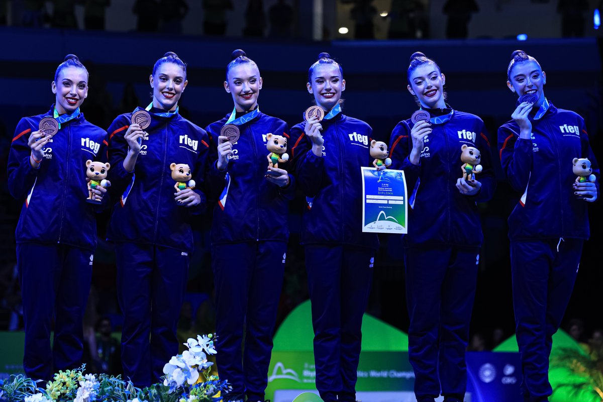 The world belongs to them! 🥇🥈🥉

🥇 Japan 🇯🇵
🥈 Brazil 🇧🇷
🥉 Spain 🇪🇸

#RHYWorlds2025 #Gymnastics