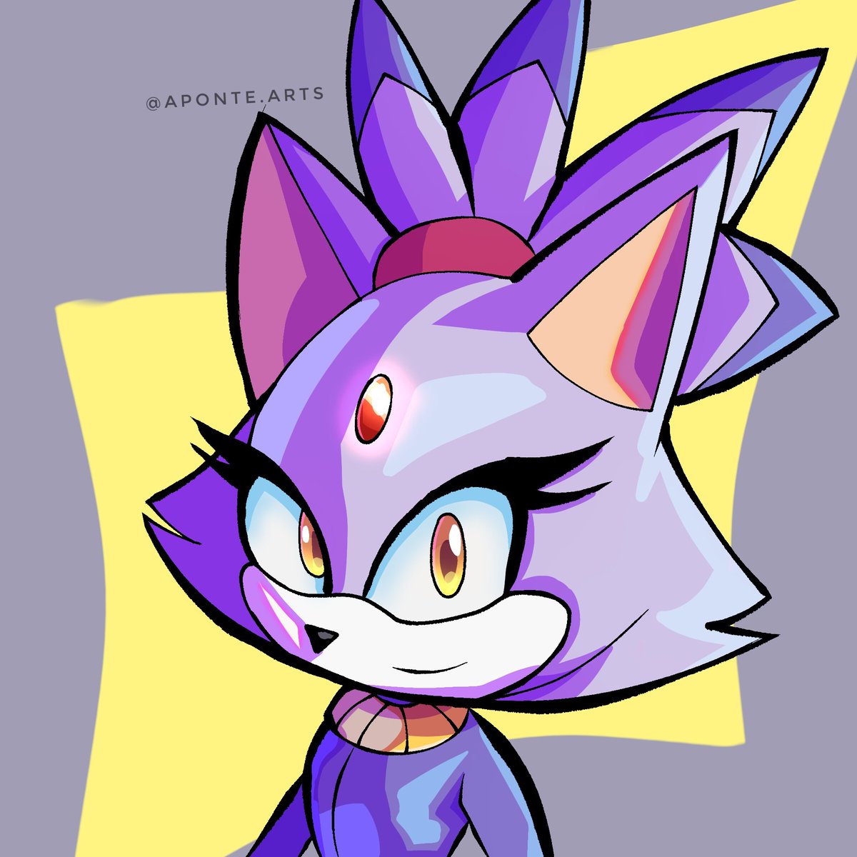 A cute Blaze the Cat🐈💜
#BlazeTheCat #SonicTheHedgehog #fanart #digitalart #sega #blazethecatfanart