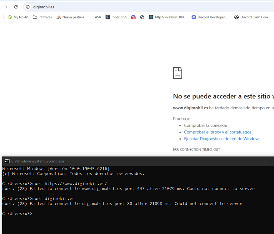 X3R07YP3's tweet photo. @digimobil_es Buen trabajo bloqueando buestra web para los usuarios de digi y bloqueando las ips de digi. Ninguna persona que tenga digi pude acceder a mis servidores por la tonteria de la liga. Que rapido vais a perder clientes a este paso... #TevasFueraDeEspaña https://t.co/KnPxX6tqpF
