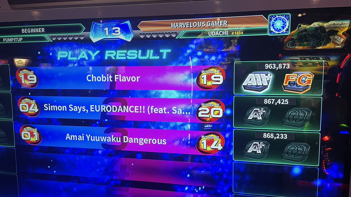 I didn’t compete at BITE8. However, I wanted to do a competition practice run on these charts from their corresponding rounds to see how far I could go. I did pretty decent to say the least. And yes, I did all these from the beginning round to the 3rd 🙂