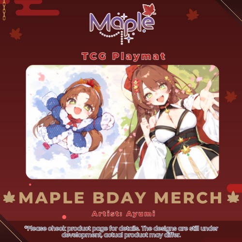 I just received GIVEAWAY - Maple Birthday Playmat from neptune350 via Throne. Thank you! throne.com/maplemaple_ch #Wishlist #Throne