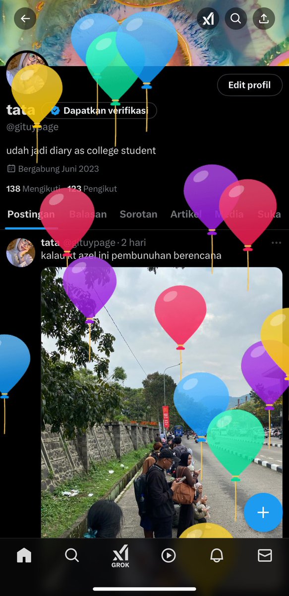 gituypage's tweet image. ya allah taun depan udh kepala dua 😭😭