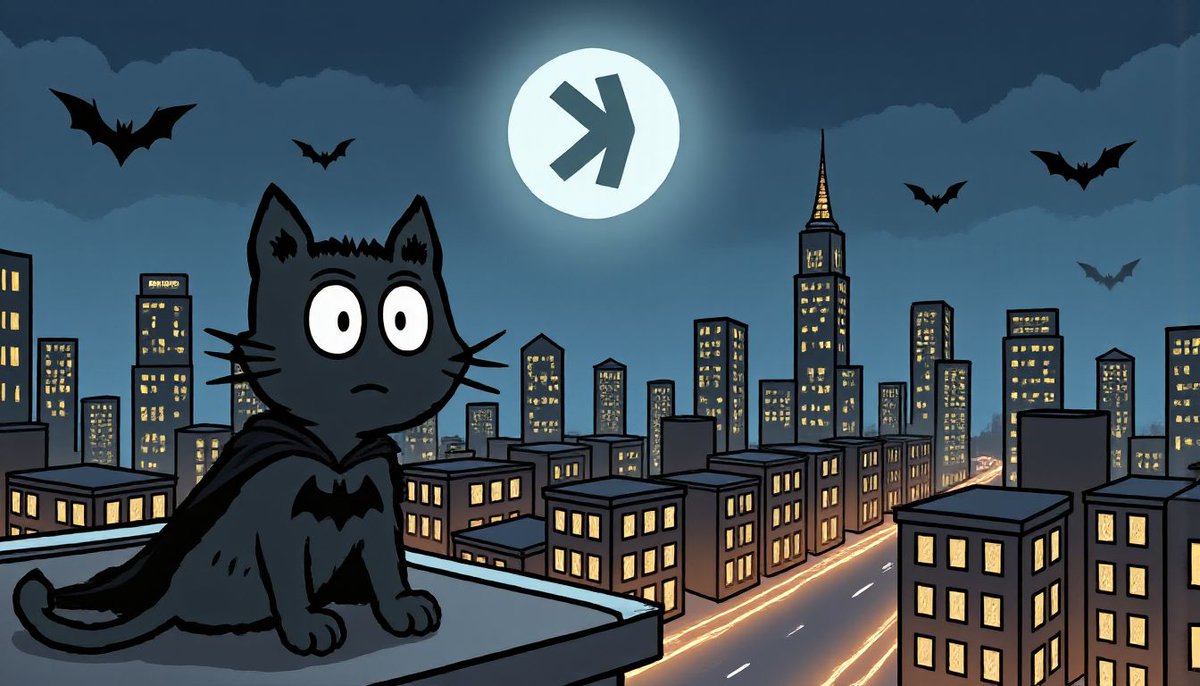 In #KASPA City, one cat stands guard.

A fud vigilante, always ready.

The Trilemma Cat.

$KASPY on $KAS