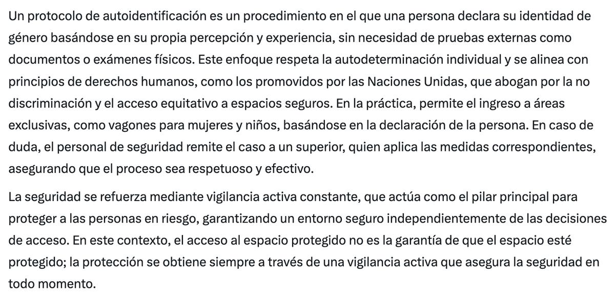DLozant's tweet photo. @OnceNoticiasTV @MetroCDMX @AdrianRubalcava @LillyTellez ¿por qué no explican el protocolo de autoidentificación y como lo aplica el Metro? 
Todo lo sucedido solo habla de que no cuentan con un protocolo de autoidentificación
¿Y la comunidad Trans lo sabe?
@MetroCDMX
@ClaraBrugadaM
@AdrianRubalcava
@SSC_CDMX
@UCS_GCDMX
@PBI_SSC https://t.co/nt1j1oqWe6