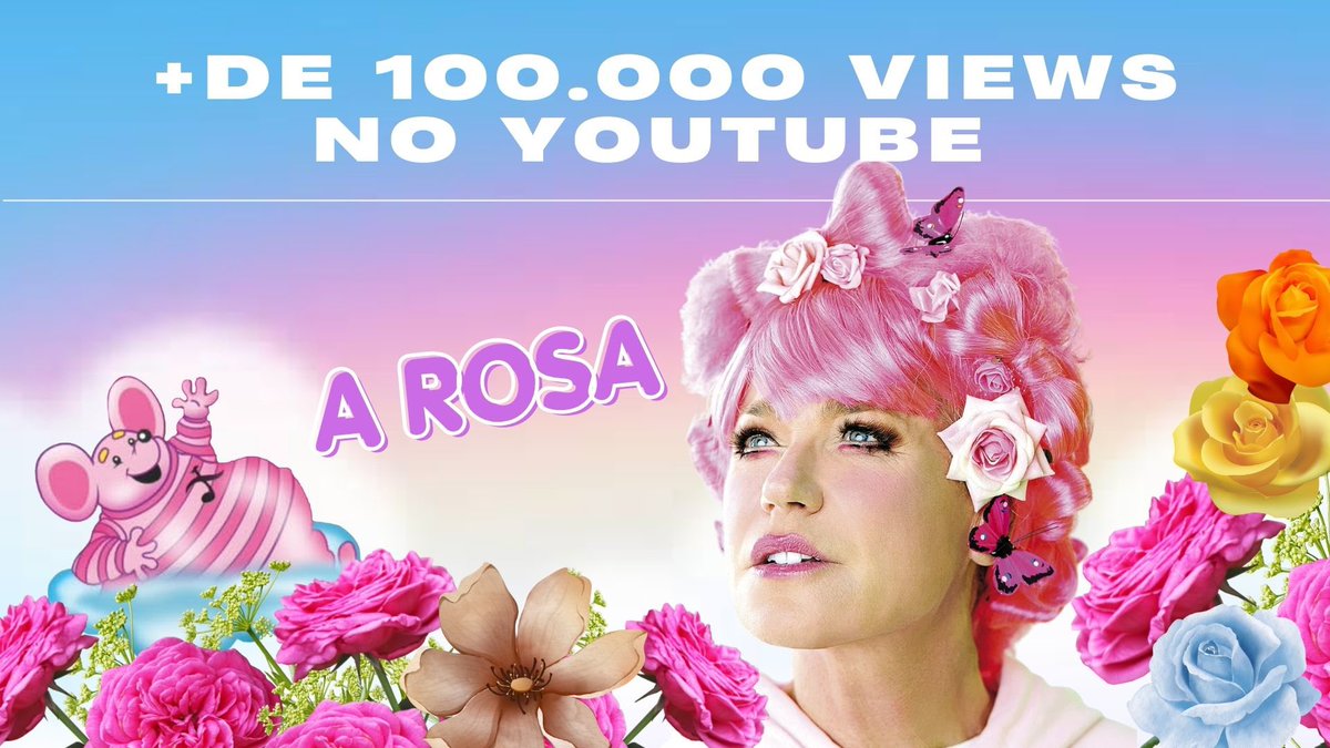 O videoclipe "A ROSA", de Xuxa, ultrapassou 100.000 visualizações no YouTube. 

— Este é o 11° clipe do álbum "XSPB 14" a atingir este marco.
