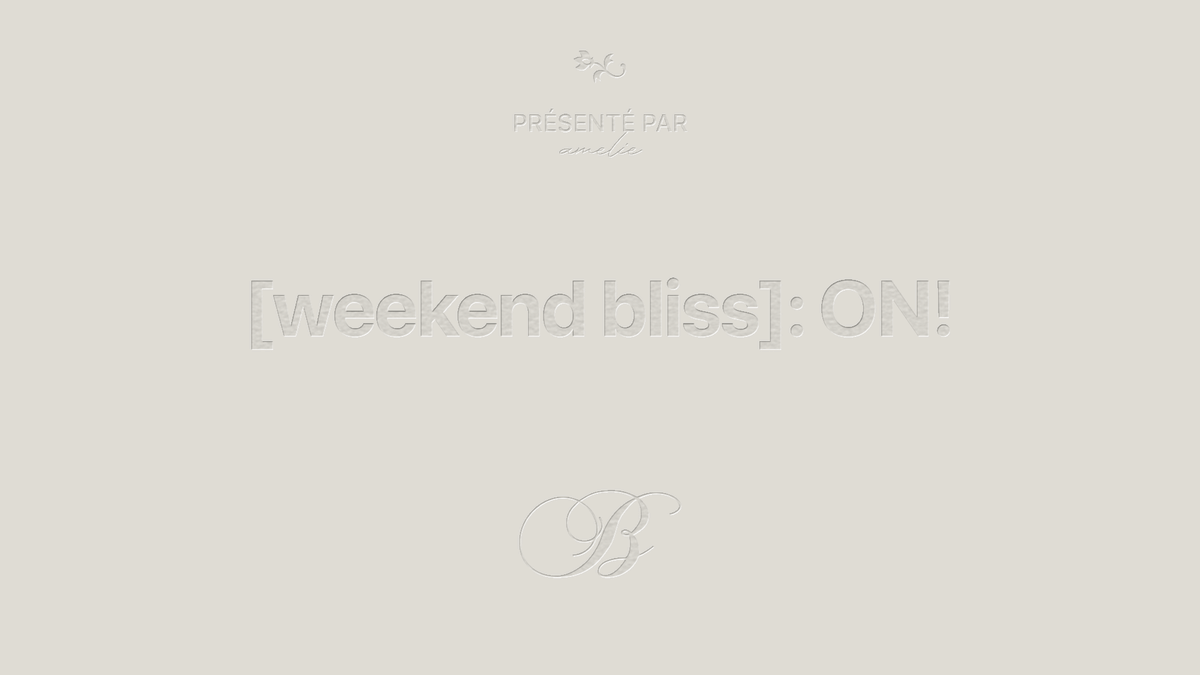 Bordieaux's tweet image. Any interactions appreciated.

[weekend bliss] is officially ON! Another round begins, and I can’t wait to see what comes through. All the info you’ll need is tucked neatly in the ALT — and as always, both replies and DMs are welcome. ❥

#zonauang