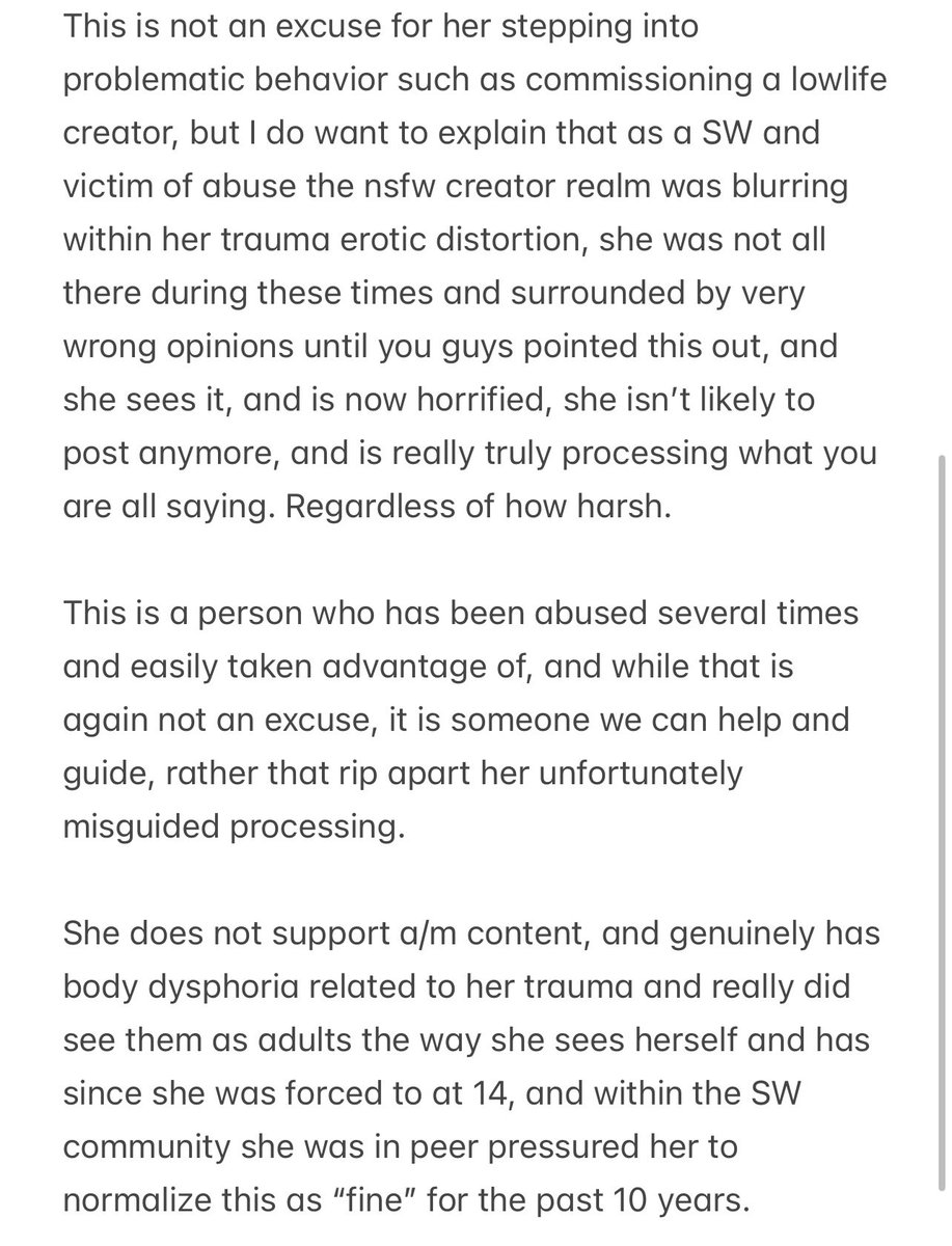 GwillyGloom's tweet photo. @At0mAndy 

This is not negative towards you at all, I just want to make sure you and others know that you did help in a way. Even if it was brutal, sometimes a wake up call is needed, the friends she still has will be much more vigilant making sure trauma doesn’t turn to toxic. https://t.co/X6cS0xtbOV