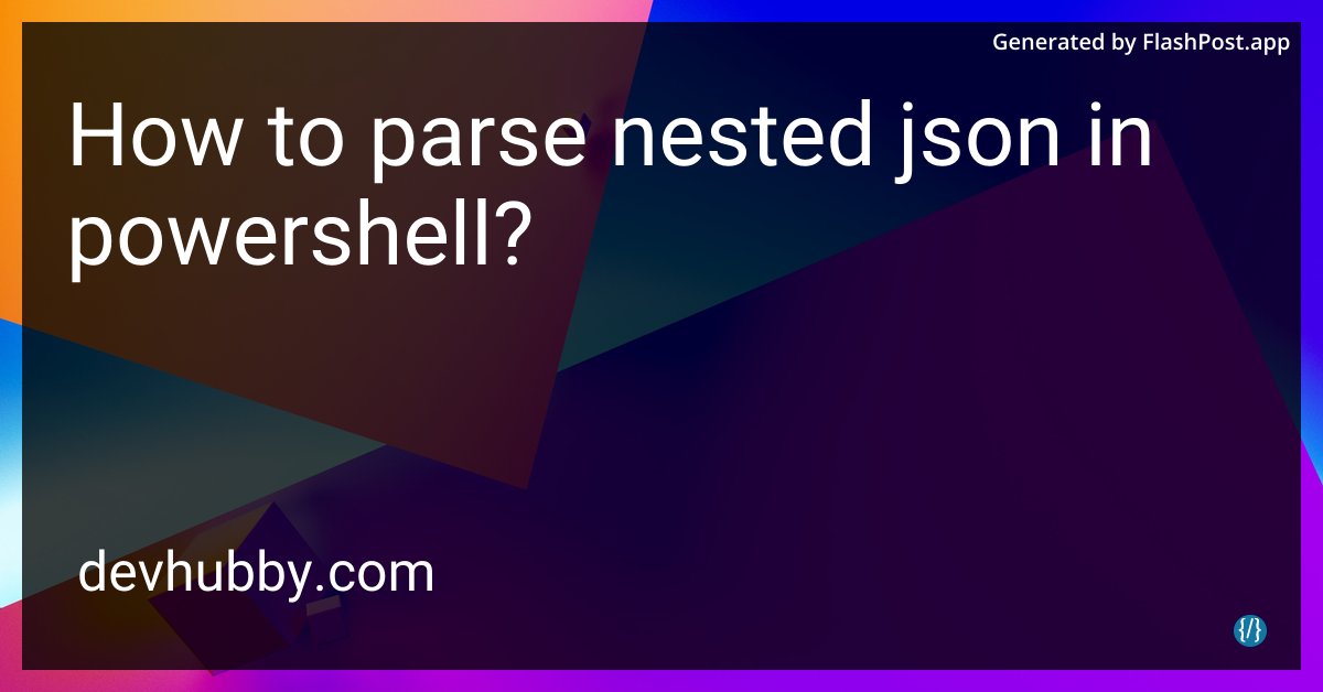 JordanKEurope's tweet image. Do I need a PhD to untangle this JSON or will a PowerShell script suffice?

Source: devhubby.com/thread/how-to-…

#Tech #ITAutomation #SysAdminLife #Programming