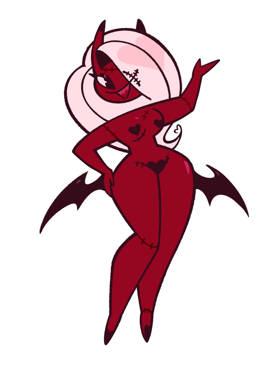 plastikbug's tweet photo. @Caballero_Cuty Here’s my succubi and sinner sona! https://t.co/zprx0H5NXl